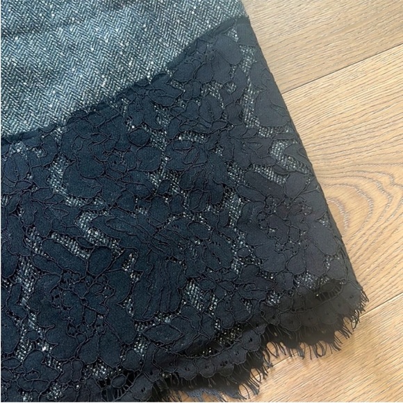 Like New J. Crew Black and Gray Midi Pencil Skirt for Work - Picture 4 of 6